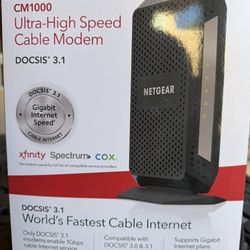 NETGEAR Cable Modem DOCSIS 3.1 
