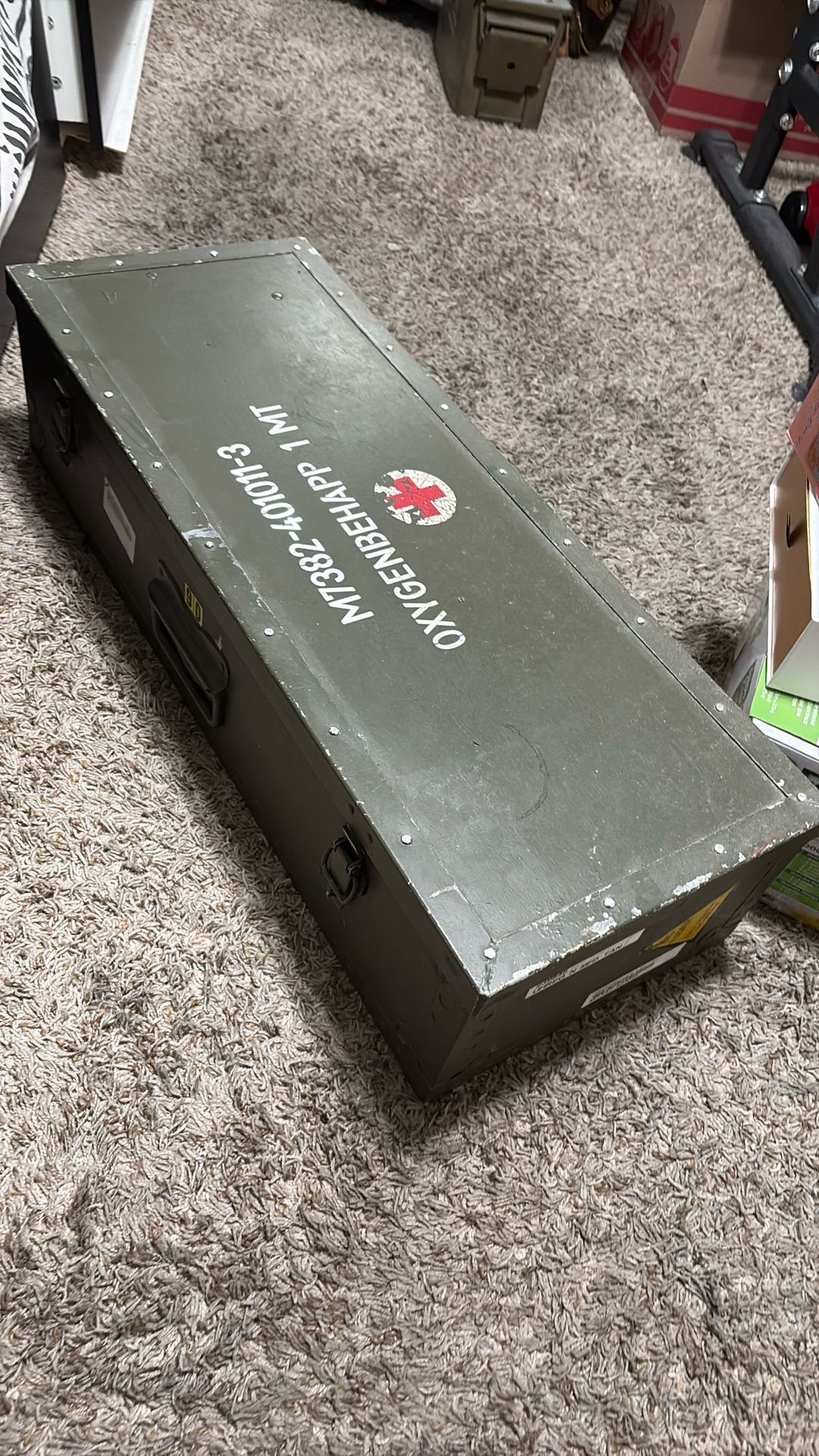 Two Vintage Swedish Military Boxes
