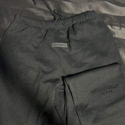 Essentials Black Sweatpants 