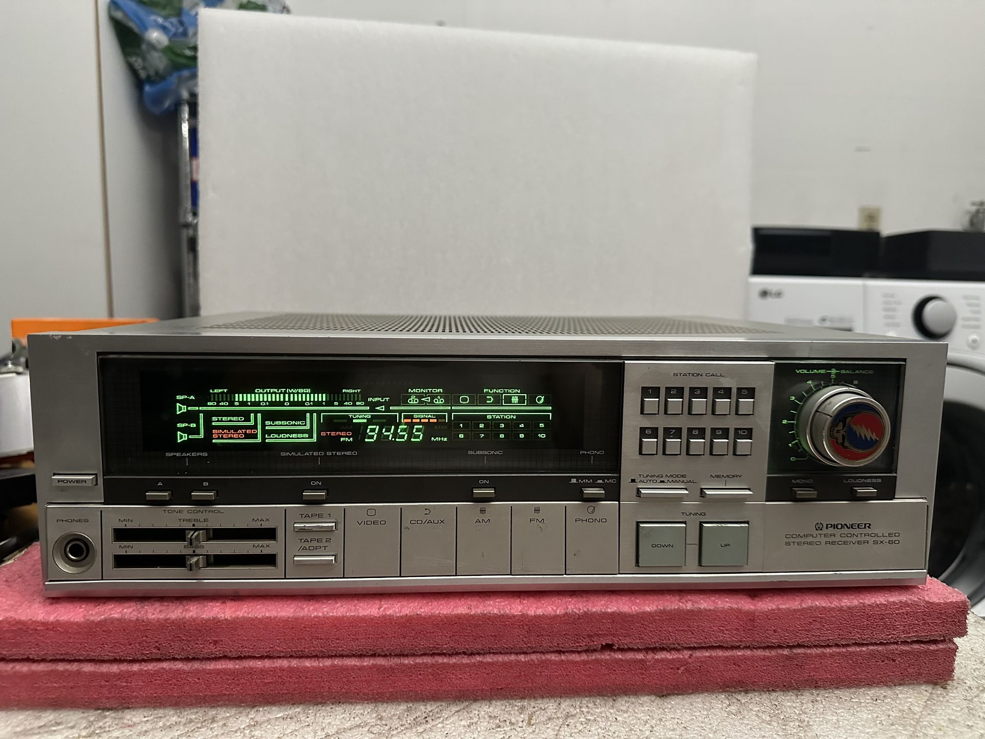 Vintage! Pioneer SX-60 Computer Controlled Stereo Receiver “READ”