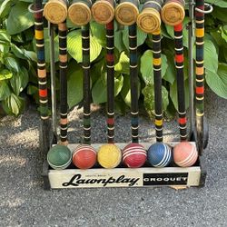 Vintage Croquet Set