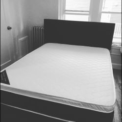 Mattress+Regular Box+Bed frame  Queen size pillow top 12”thick Medium confort+Quality Brand New We Finance only 50.00 down payment delivery same day a