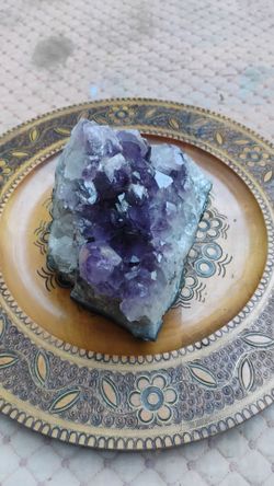 Purple Amethyst Crystal Rock