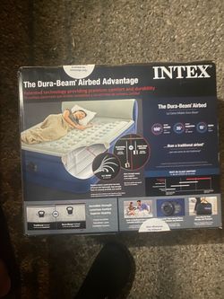 Brand new intex queen size air mattress 75.00