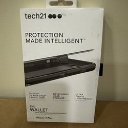 Lot of 100 Tech21 Evo Wallet for iPhone 7 Plus -Black