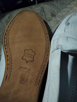 Men's all leather 8D shoe Off White