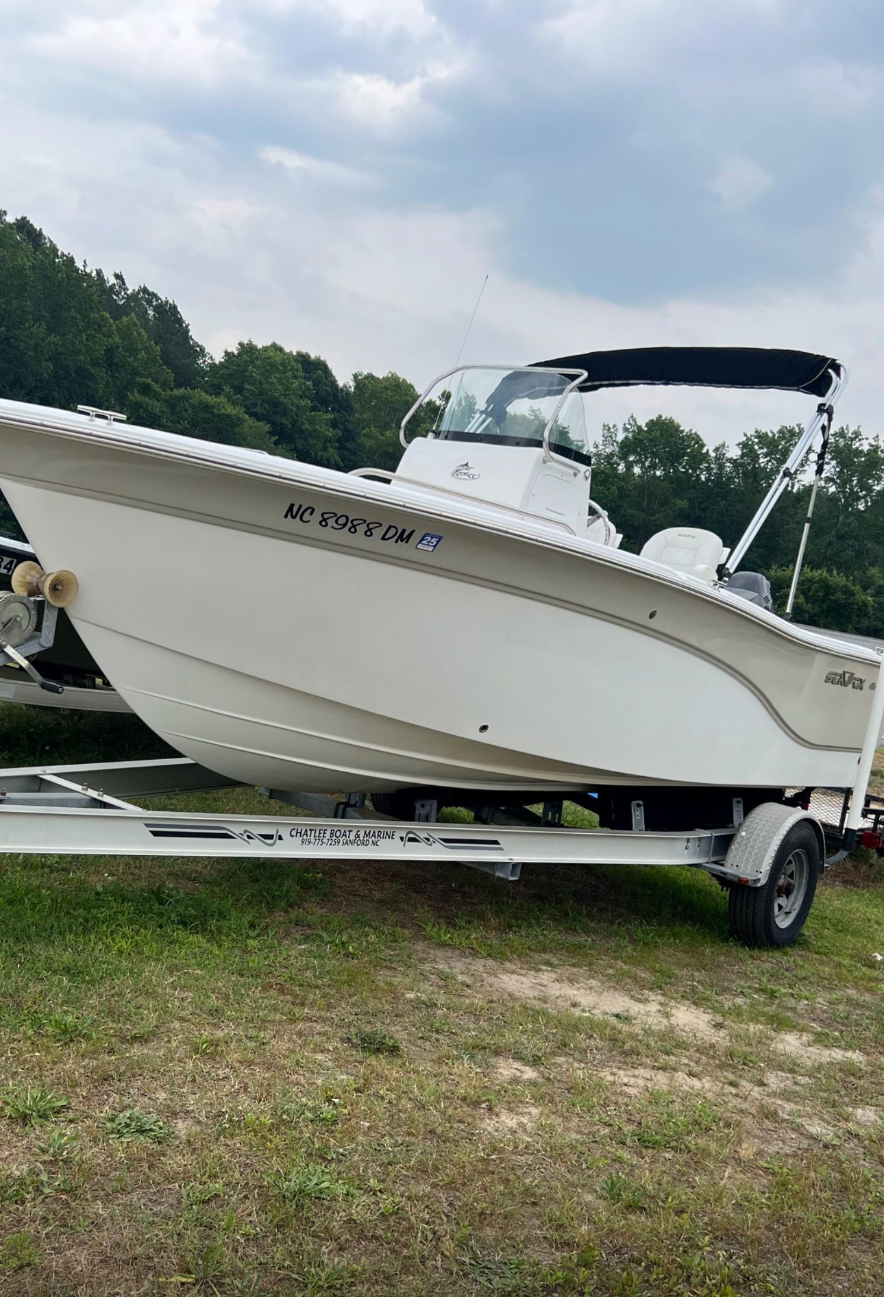 2009 SEA FOX BOAT AND TRAILER