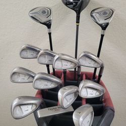Men's Complete Taylormade Golf Clubs Set 