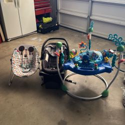 Baby Walker, Baby Carrier, Car Seat