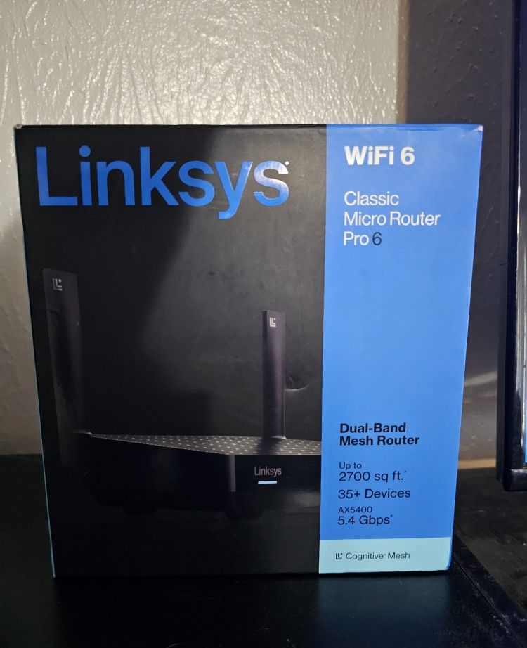 Linksys Hydra Pro 6 Dual-Band Wi-Fi 6 Router