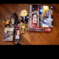 Anime And Video Game Action Figure Lot