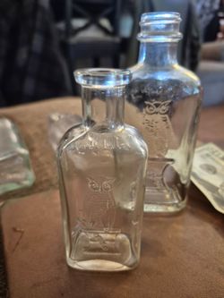 Very Old Medicine Bottles and soda bottle plus 1