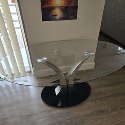 Glass Coffee Table & End Table