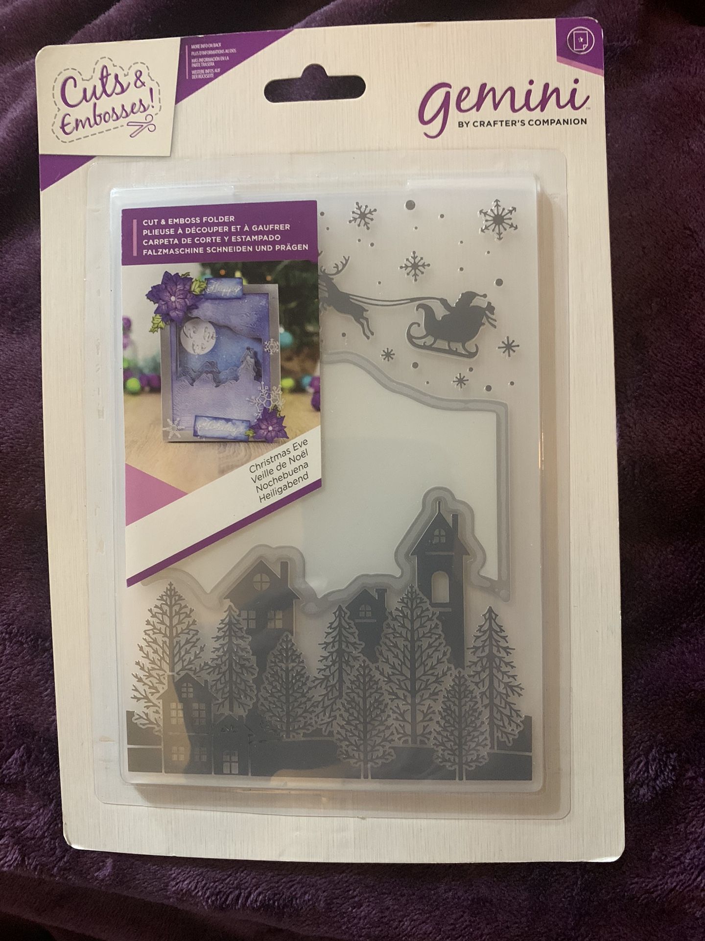 Crafters Companion Gemini “Christmas Eve” Cut & Emboss Folder