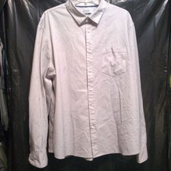 Apt 9 Classic Style Grey Dress Shirt.