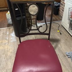 4 Steel Dining Chairs