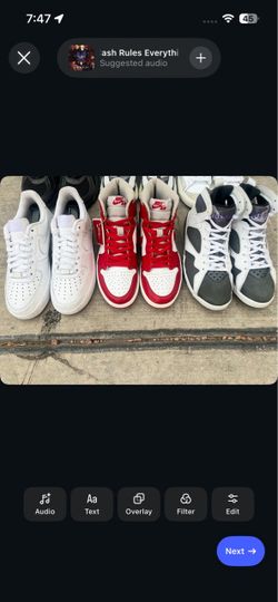 Nike and Jordan size 7.5 men’s $120