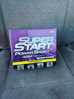 Super Start Power Sport ETX20L AGM Battery