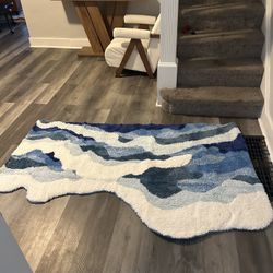 Blue Wane Rug 7X10