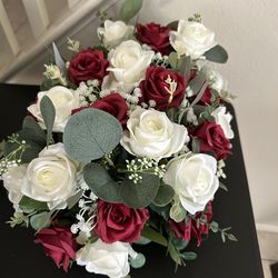 Wedding Card Box, Floral Arrangements, & Signs