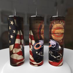 Chicago Bears Football Tumbler