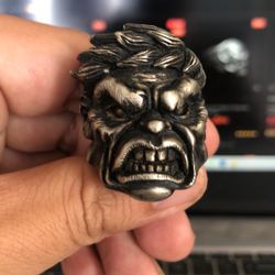 Handmade Hulk Ring - Solid Sterling Silver | Antique Finish | Custom Sizes Available | Brand New!