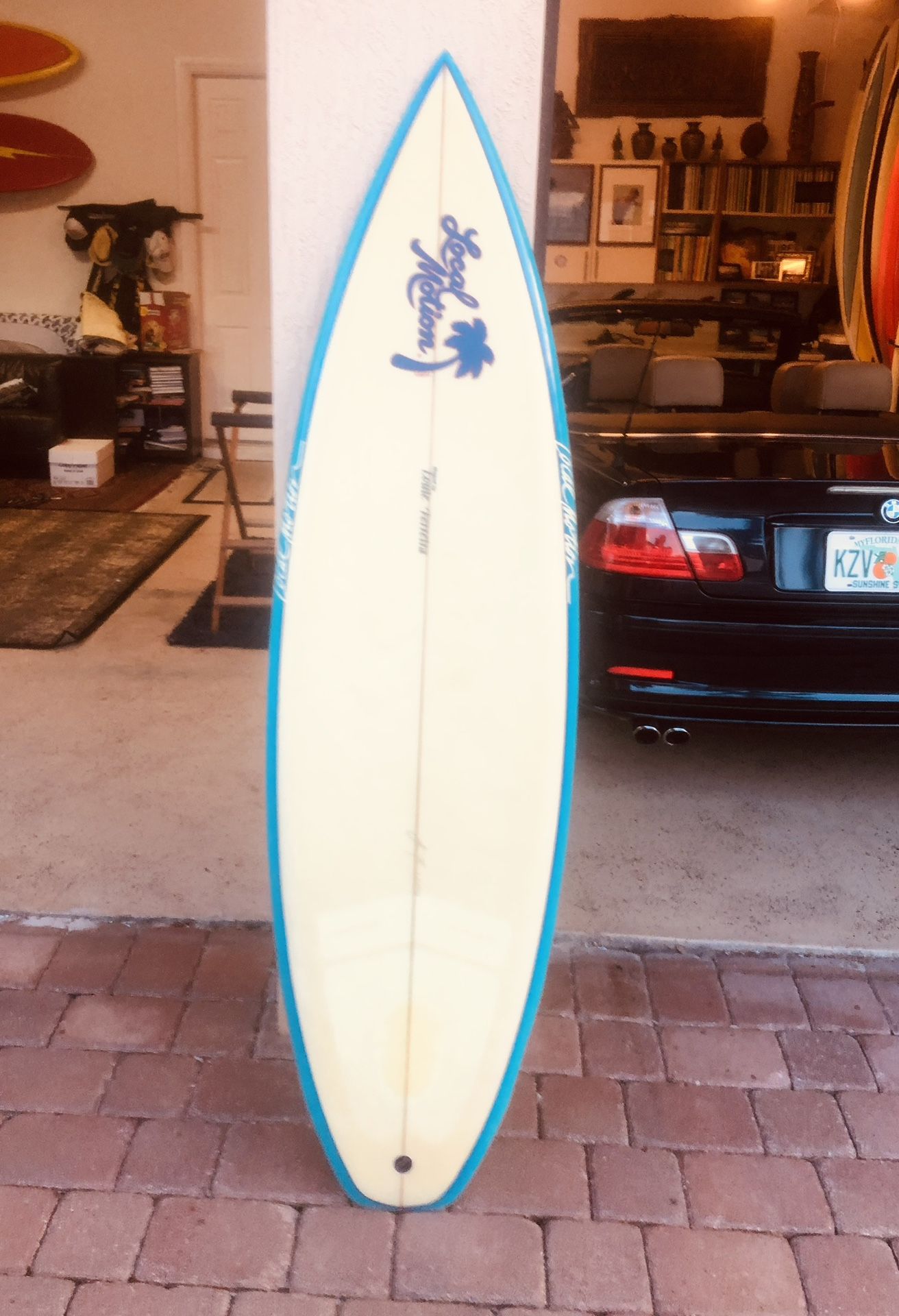Local Motion 6’1” Vintage 80’s Quad Surfboard
