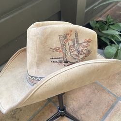 Vintage cowboy hat size large men
