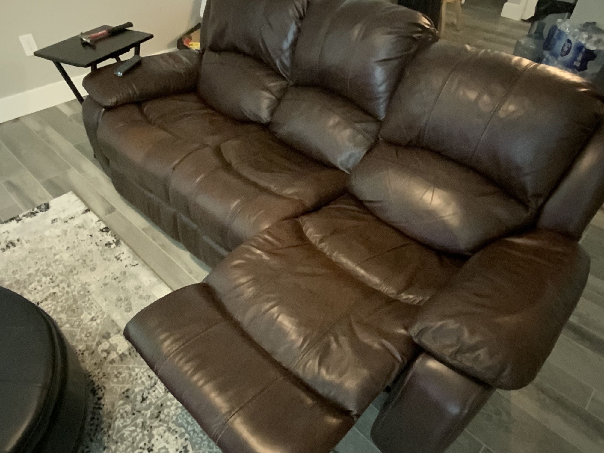 Leather Recliner Sofa Couch