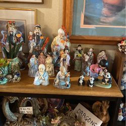 Asian collectible, figurines, etc. See all pictures. Various prices. Inquire if interested in an item.