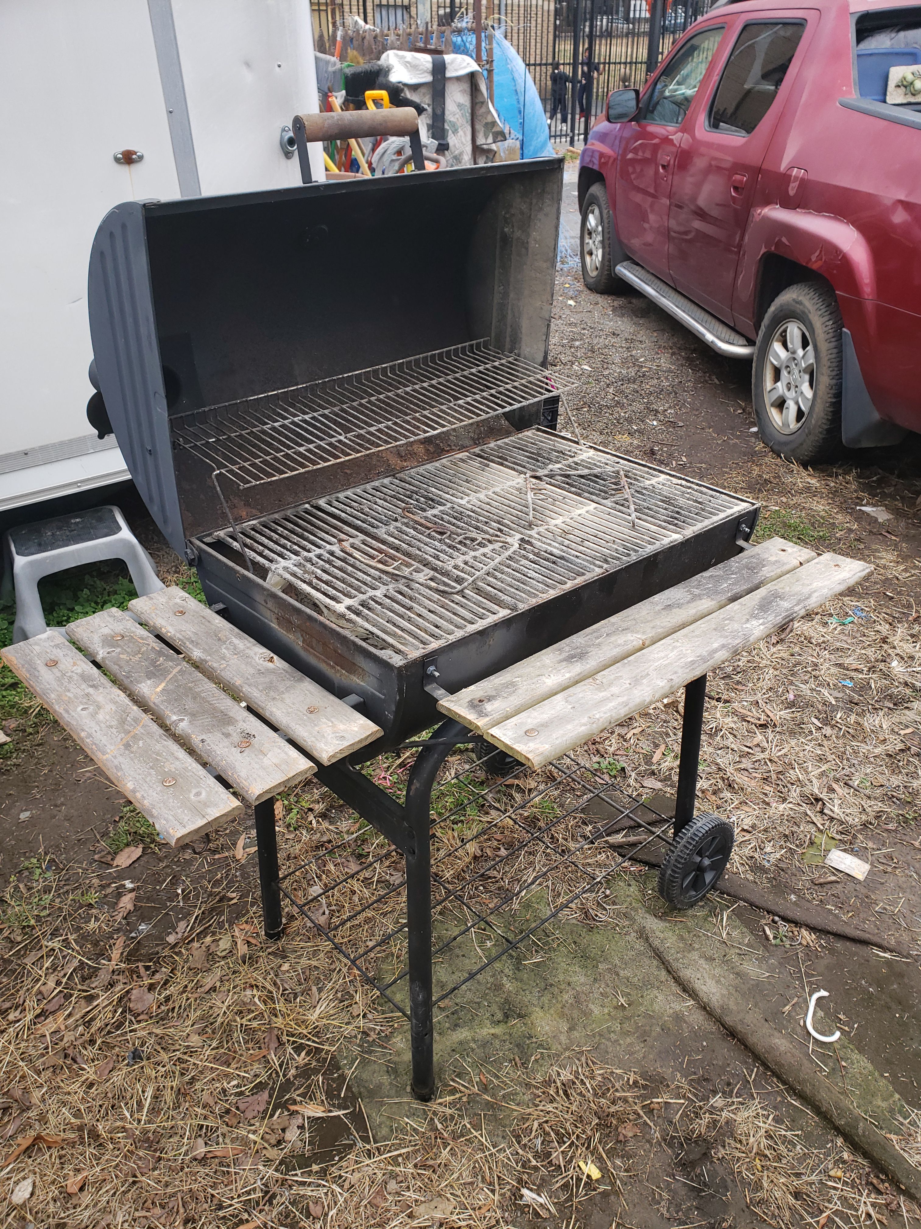 BBQ GRILL and New Side Fire Box