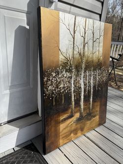 Larger Forest Oil Painting