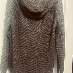 1x Brown Beige Tweed Tunic Style Sweater  Roll Neck Color 