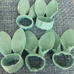 Bundle of five Easter bunny napkin holders