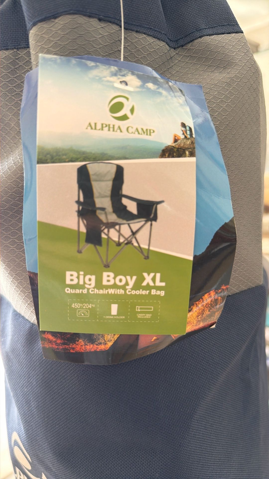 Big Boy XL Quart Chair With Cooler Bag