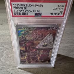 DROWZEE ILLUSTRATION RARE PSA 10