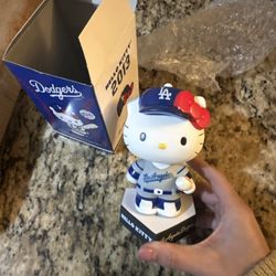 Hello Kitty Dodgers Bobble Head