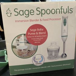 NEVER USED Spoonfuls Baby Food Processor 