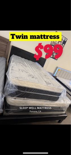 Twin size pillow top mattress