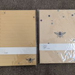 Hardon Epoch Set of 2 - Flight Bee Notepad and Soft Cover Journal NIP