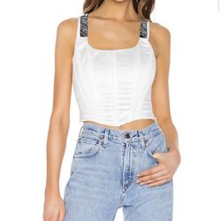 I Am Gia White Corset 