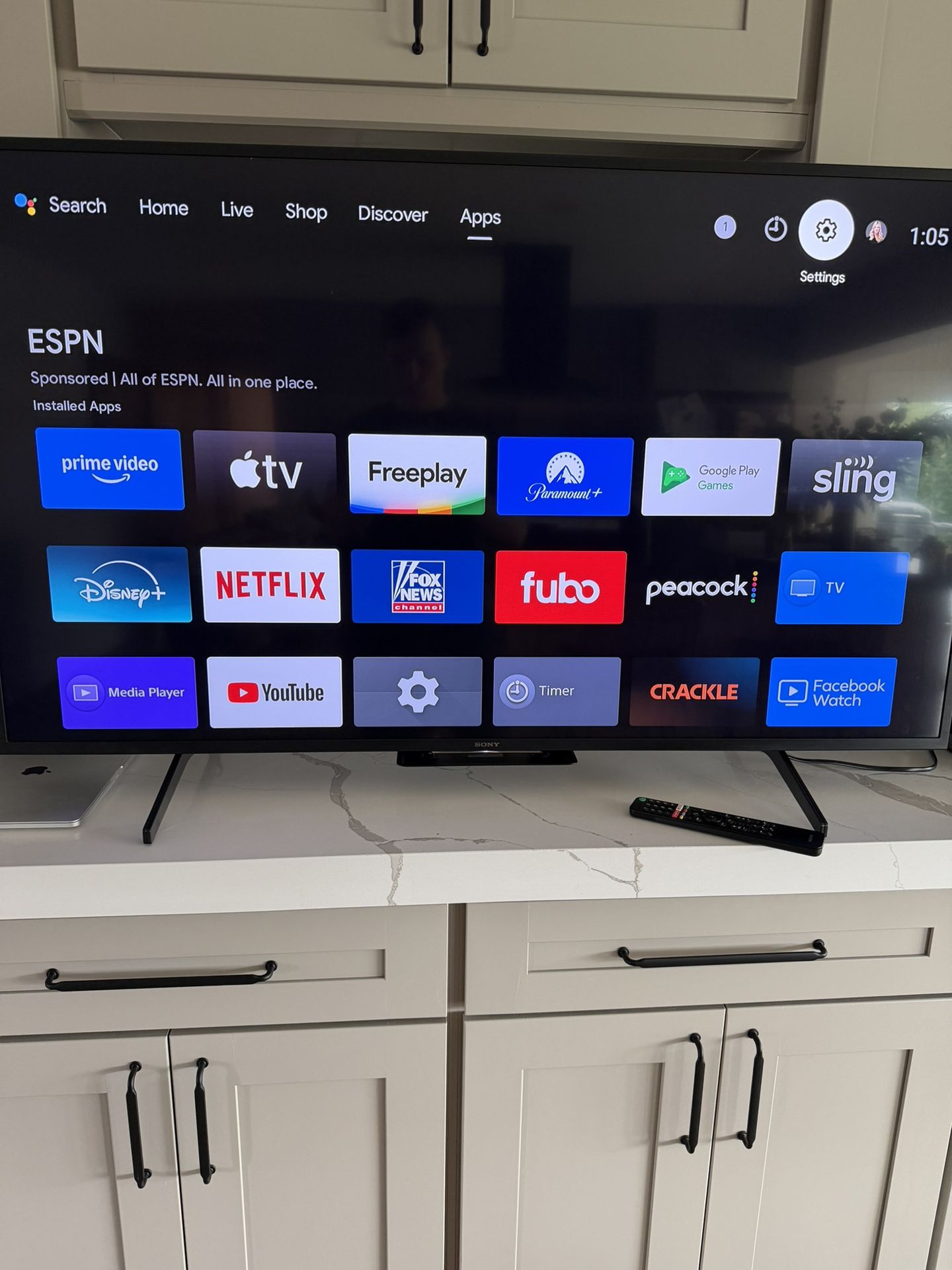 Sony 55in BRAVIA VU1 SmartTV
