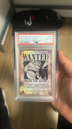 Psa 10 Japanese marshall D teach wanted alternate art