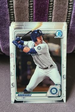 JULIO (JROD) RODRIGUEZ - Seattle Mariners Rookie RC - 