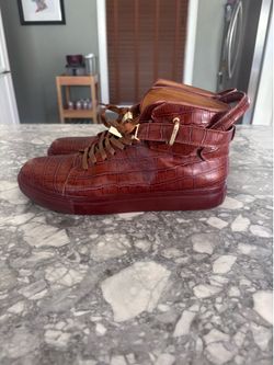 Buscemi Crocodile Shoes, Size 9.5/10 US