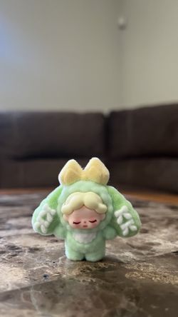 Cute Flocked Miniature Figurine