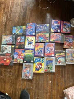 Lots of Retro Nintendo Nes Super Nintendo