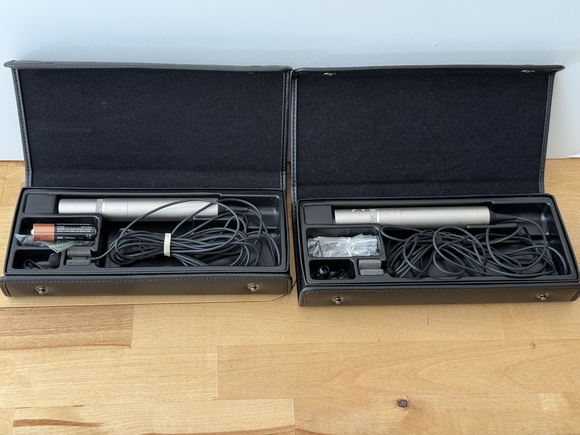 Two (2) Sony Electret Condenser Microphone ECM-77B