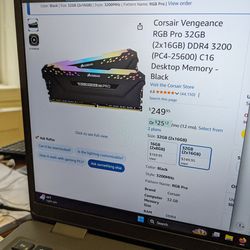 Corsair Vengeance Pro DDR4 3200mhz RAM + Matching Enhancement Kit