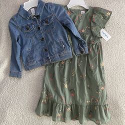 Carter’s Dress & Jean Jacket 